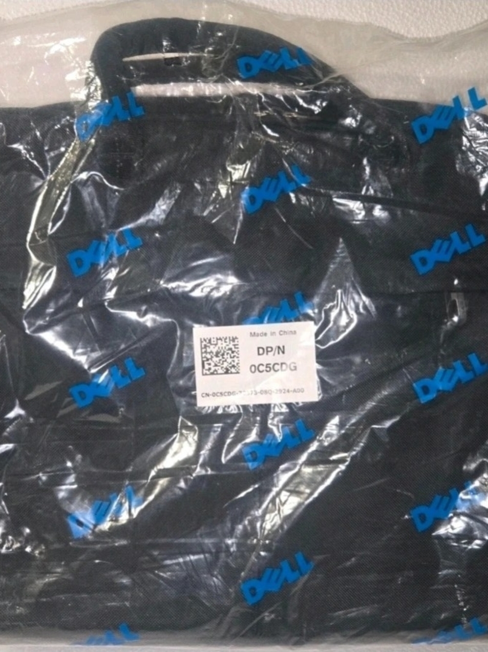 Dell OEM Black Nylon Topload Notebook / Laptop Bag with Shoulder Strap - 17"×12"